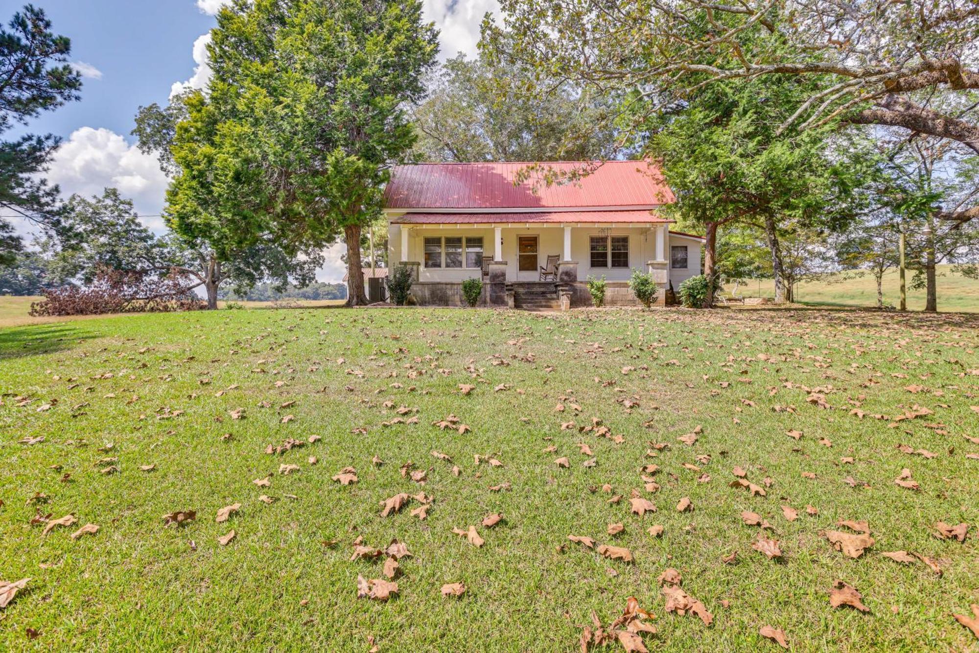Country Home Near Lake Wedowee Patio And Fire Pit! Lineville エクステリア 写真